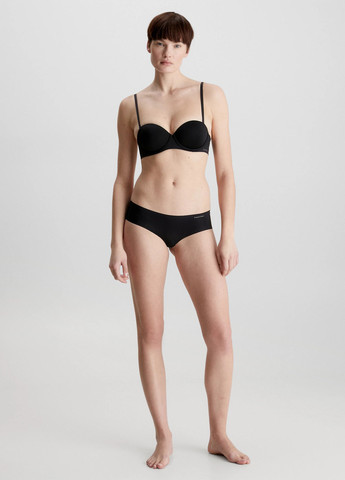 Чорний балконет бюстгальтер Calvin Klein з кісточками нейлон