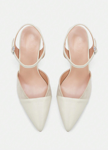 SHEIN Туфлі кремовий з штучна замша, штучна шкіра, китай — літо (342382841)