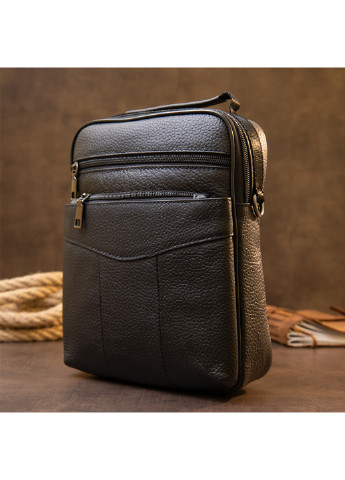 Мужской кожаный мессенджер 18,5х24х6 см Vintage (252131510)