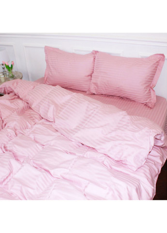 Постельное белье Satin Stripe 30-0007 Pink 175х210 двуспальный (2200005249871) Mirson (254013651)