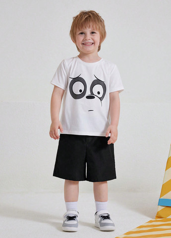 Белая летняя футболка SHEIN