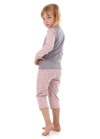 Комбинированная всесезон пижама (лонгслив, брюки) NEL