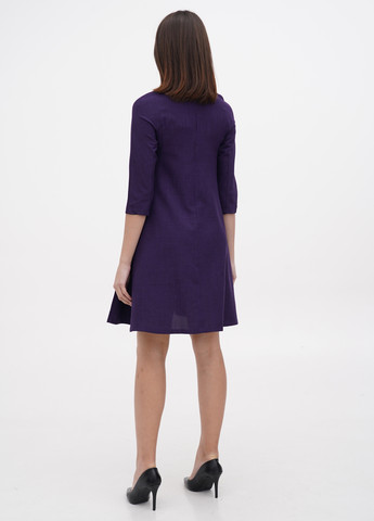 Фіолетова кежуал сукня а-силует Laura Bettini однотонна