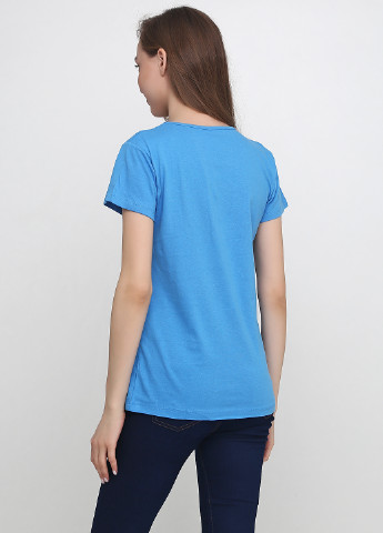 Синяя летняя футболка Tenkie
