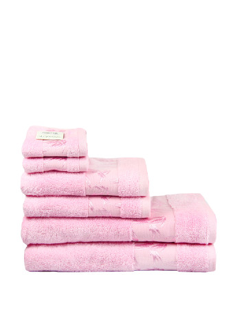 Maisonette полотенце (1 шт.), 50х100 см однотонный светло-розовый производство - Турция