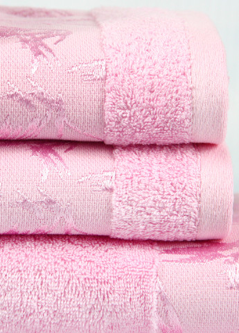 Maisonette полотенце (1 шт.), 50х100 см однотонный светло-розовый производство - Турция