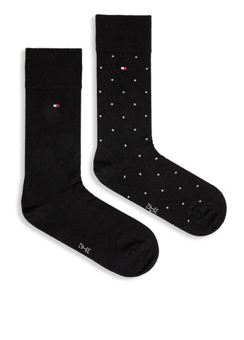 Чорні шкарпетки (2 пари) Tommy Hilfiger горошок (303686071)