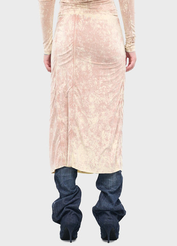 Бежевая кэжуал тай-дай юбка Diesel