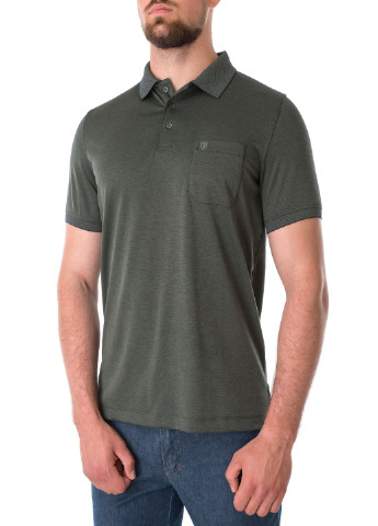 Зеленая футболка-поло для мужчин Basefield однотонная