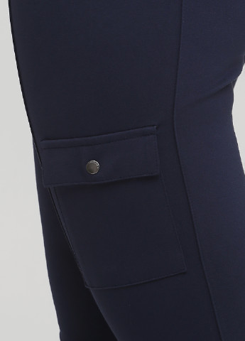 Темно-фиолетовые кэжуал демисезонные зауженные брюки Gina Benotti