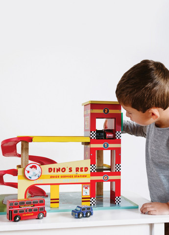 Игровой набор Гараж Дино Dino's Toy Garage, 50х30х38,5 см Le Toy Van (286311264)