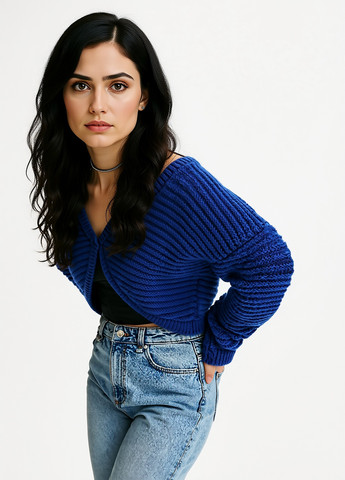 Синий демисезонный кардиган Reserved