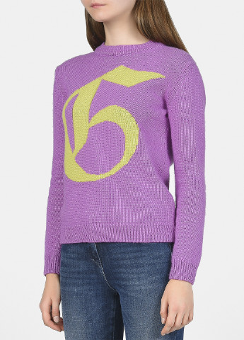 Фиолетовый зимний свитер Mangano