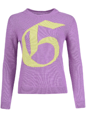 Фиолетовый зимний свитер Mangano
