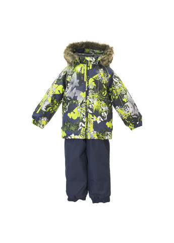 Лайм зимній комплект зимовий (куртка + напівкомбінезон) avery Huppa
