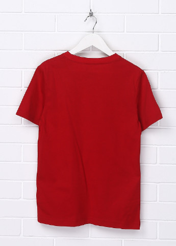 Красная летняя футболка с коротким рукавом Jordan