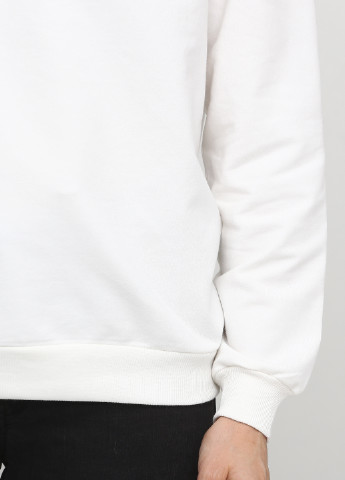 Свитшот Madoc Jeans - Прямой крой надпись молочный кэжуал хлопок - (181850010)