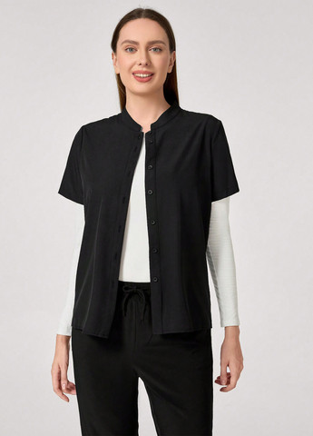 Чёрная блуза SHEIN
