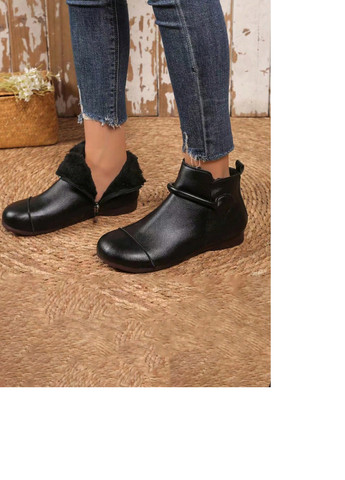 Черные демисезонная ботильоны SHEIN