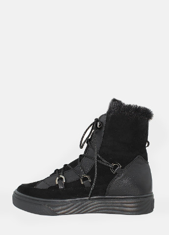 Зимние ботинки rf57368-11 черный Favi из натуральной замши
