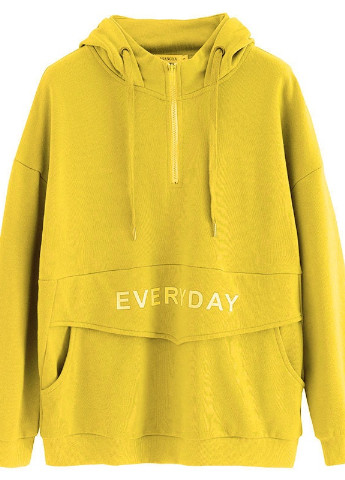 Худи женское Everyday, желтый Berni Fashion 56504 (231478416)