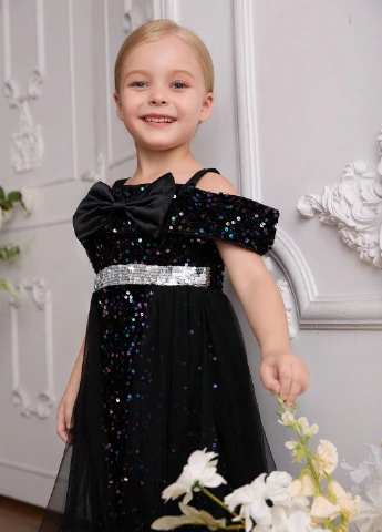 Чёрное платье SHEIN (316820620)