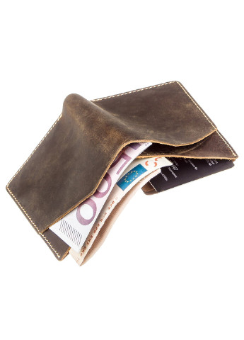 Шкіряний гаманець 8х9,5х0,5 см Vintage (253491265)