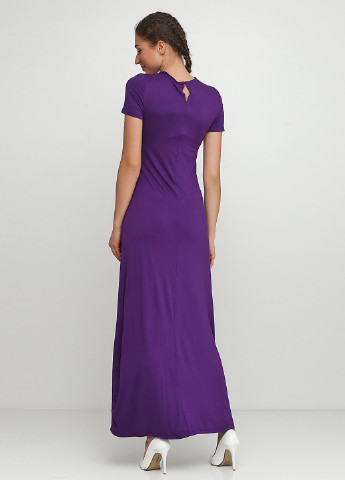 Фиолетовое кэжуал платье а-силуэт Stradivarius однотонное