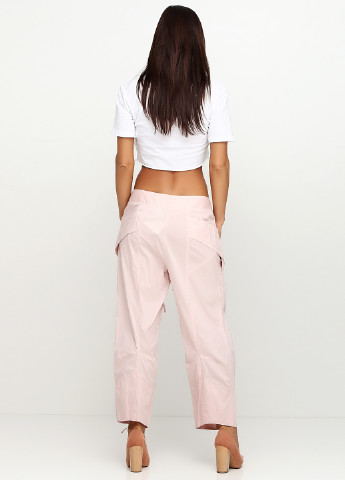 Розовые кэжуал летние прямые брюки Lauren Vidal