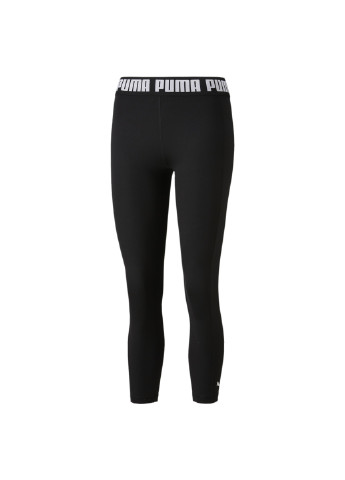 Черные демисезонные легинсы strong high waisted women's training leggings Puma
