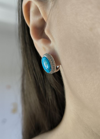 Сережки Silver Flame (350941329)