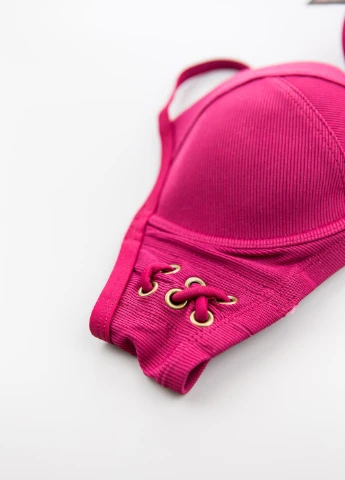 Бордовый бюстгальтер Hunkemoller