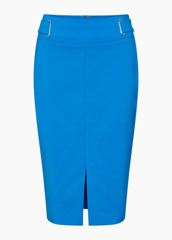 Голубая кэжуал однотонная юбка Orsay