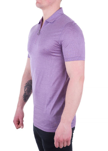 Фиолетовая футболка-поло для мужчин Roy Robson однотонная