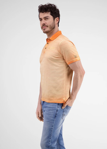 Оранжевая футболка-поло для мужчин Lerros