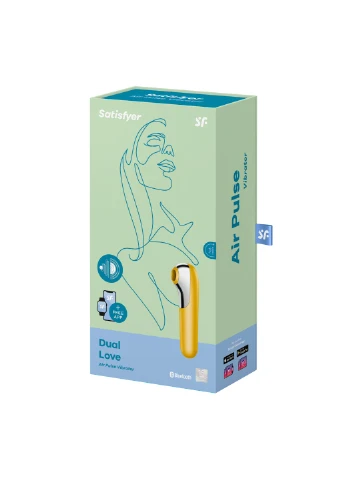 Вакуумний стимулятор та вібратор Dual Love Satisfyer (253916490)