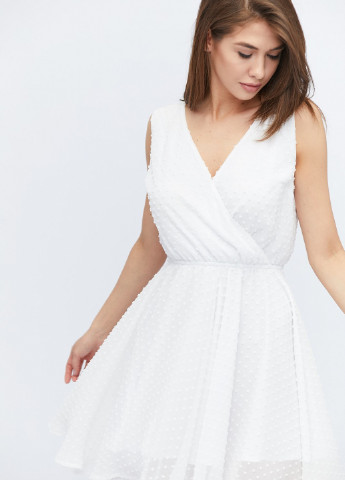 Білий кежуал сукня Carica однотонна