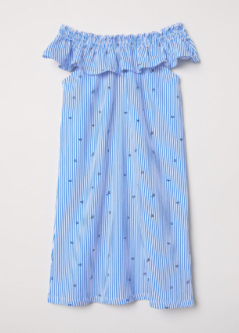 Блакитна сукня H&M (222839526)