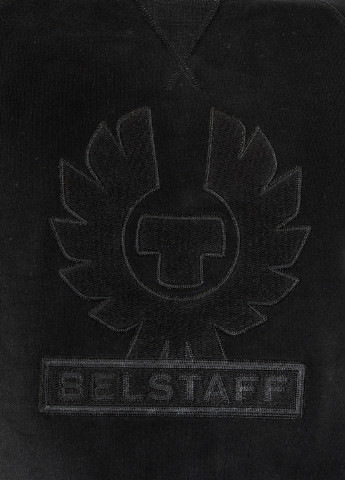 Свитшот Belstaff - Прямой крой однотонный черный кэжуал хлопок - (208530417)