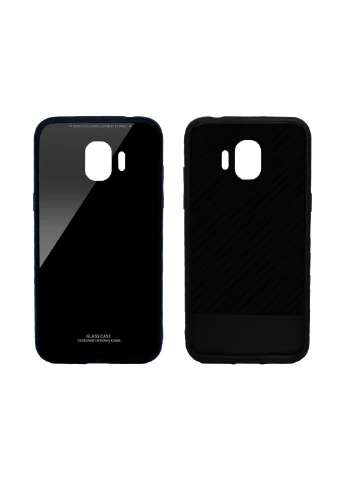 Чохол (Real Glass) для Samsung J2 Pro (J250) 2018 (чорний) Intaleo для Samsung J2 Pro (J250) 2018 (черный) (131340229)