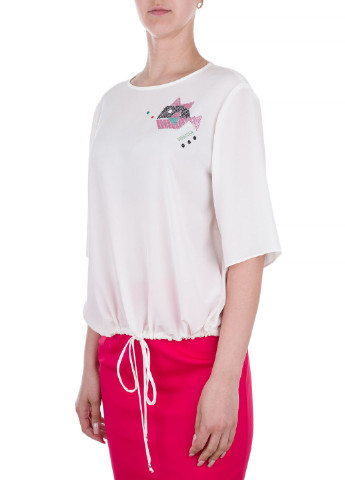 Біла блуза Emporio Armani