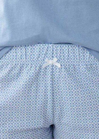 Блакитна всесезон піжама (майка, шорти) майка + шорти Esmara