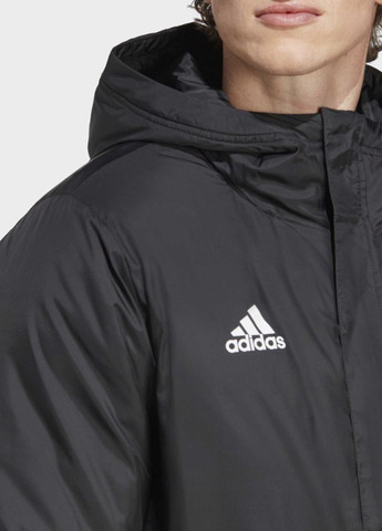 Чорна демісезонна куртка ib6076 adidas Ent22 Stadjk