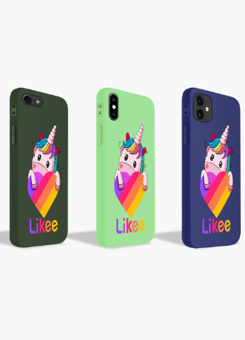 Чехол силиконовый Apple Iphone 7 Лайк Единорог (Likee Unicorn) (17361-1597) MobiPrint (219518126)