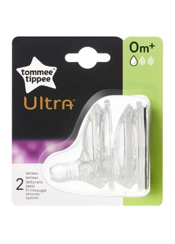 Соска ULTRA силіконова Повільний потік Tommee Tippee (252244972)