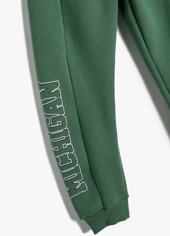 Зеленые кэжуал демисезонные брюки джоггеры KOTON