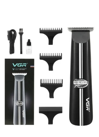 Акумуляторна машинка для стрижки бороди та вусів V 007 4 насадки VGR (252404977)
