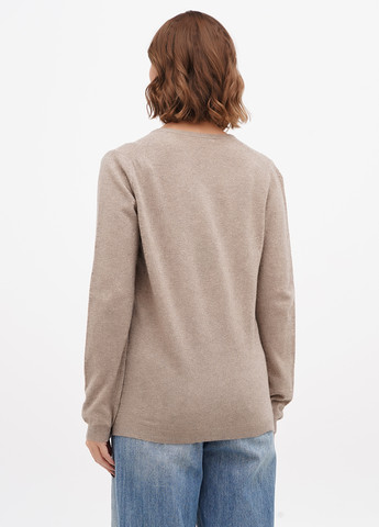 Светло-коричневый демисезонный пуловер пуловер Sassofono