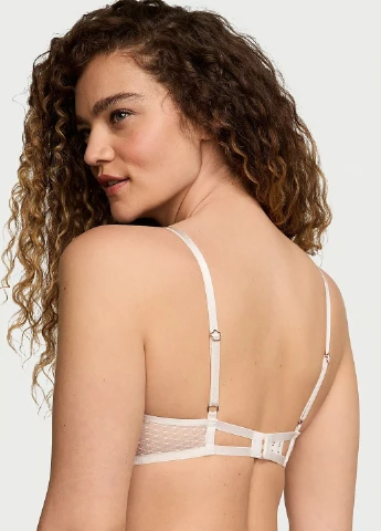 Білий корбей бюстгальтер Victoria's Secret з кісточками поліестер