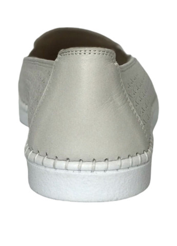 Туфли Lonza на низком каблуке с перфорацией, с белой подошвой